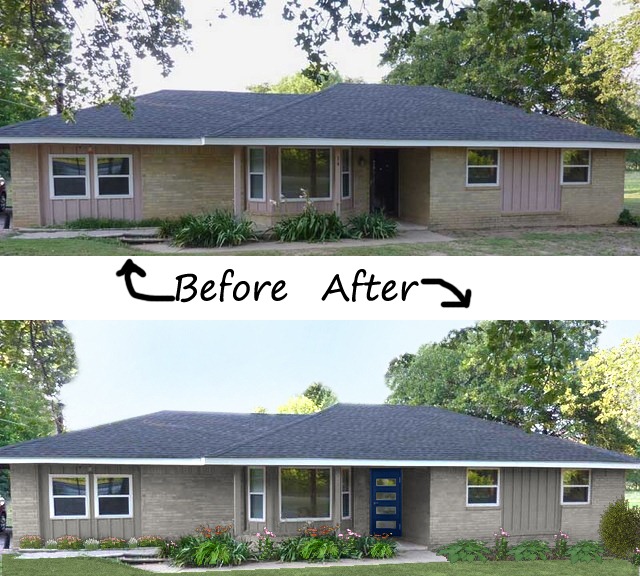  Ranch Style Home moreover Houses With Vinyl Siding. on ranch house