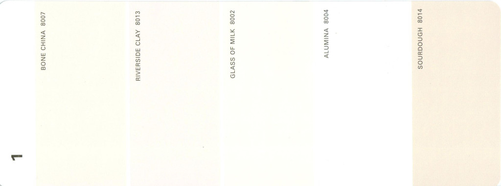 Martha Stewart Paint 5-Color Palette Card #01 Martha Stewart Paint 5-Color Palette Card #01