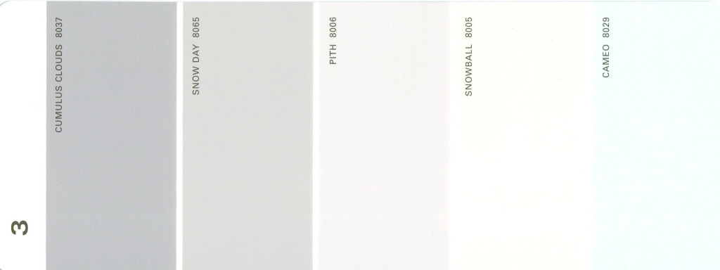 Martha Stewart Paint 5-Color Palette Card #03 - TheLandofColor.com